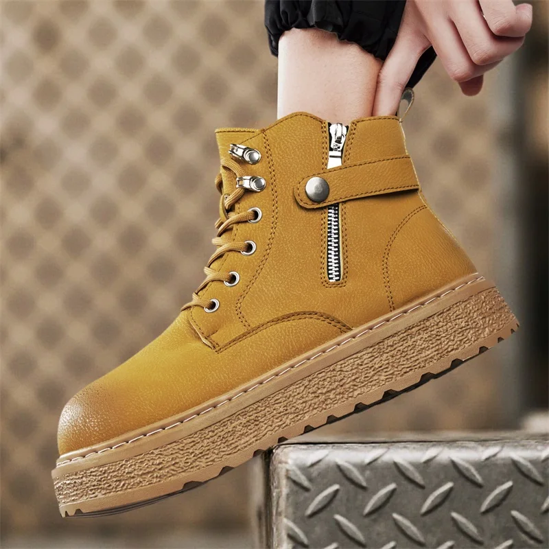 Winter Casual Boots Men Boots Outdoor Leather Ankle Boots Designer Women Work Boots Lightweight Couple Classic Handmade Boots
Winter Casual Boots Men Boots Outdoor Leather Ankle Boots Designer Women Work Boots Lightweight Couple Classic Handmade Boots