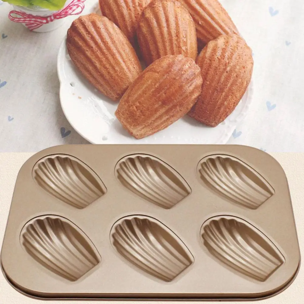 Cake Mold Convenient High Temperature Resistant Carbon Steel 6 Grid Dessert Cake Baking Mold Household Supplies
Cake Mold Convenient High Temperature Resistant Carbon Steel 6 Grid Dessert Cake Baking Mold Household Supplies