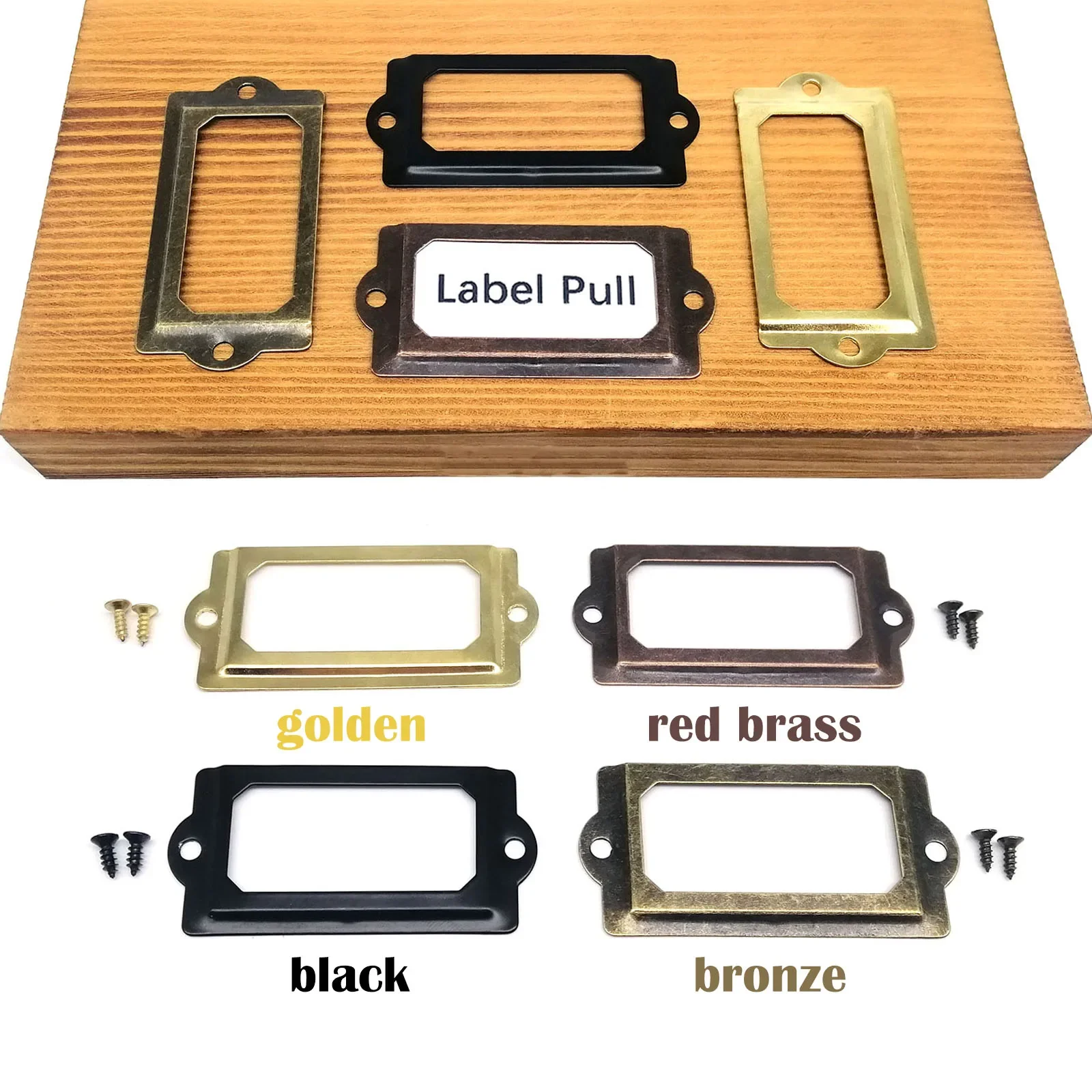 24pcs 33x70mm Iron Drawer Name Card Holder Label Pull Frame Handle File For Jewelry Chest Furniture Cabinet Wood Gift Box Case
24pcs 33x70mm Iron Drawer Name Card Holder Label Pull Frame Handle File For Jewelry Chest Furniture Cabinet Wood Gift Box Case