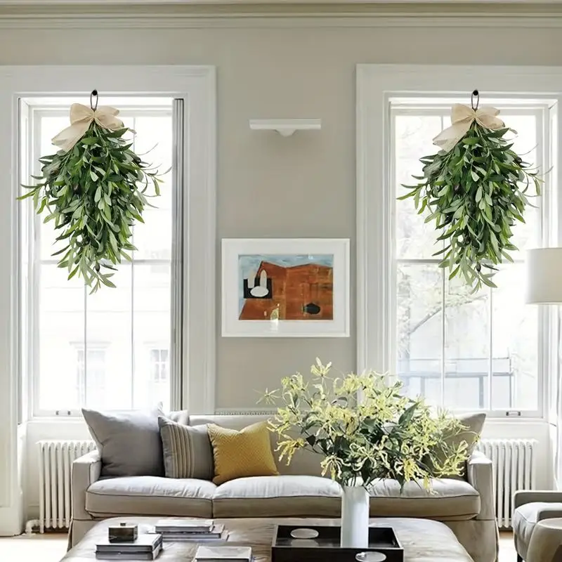 Artificial Olive Swag Dangling Olive Wreath With Bow Window Wall Decoration 60cm/23.62 Inches Green Olive Swag Wreath For
Artificial Olive Swag Dangling Olive Wreath With Bow Window Wall Decoration 60cm/23.62 Inches Green Olive Swag Wreath For