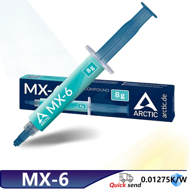 MX-6 4G 8G 8.5W/mk Thermal Grease processor Thermal Paste CPU Heat SinkCommpound Plaster GPU Chipset Notebook Cooling Coolers
MX-6 4G 8G 8.5W/mk Thermal Grease processor Thermal Paste CPU Heat SinkCommpound Plaster GPU Chipset Notebook Cooling Coolers
