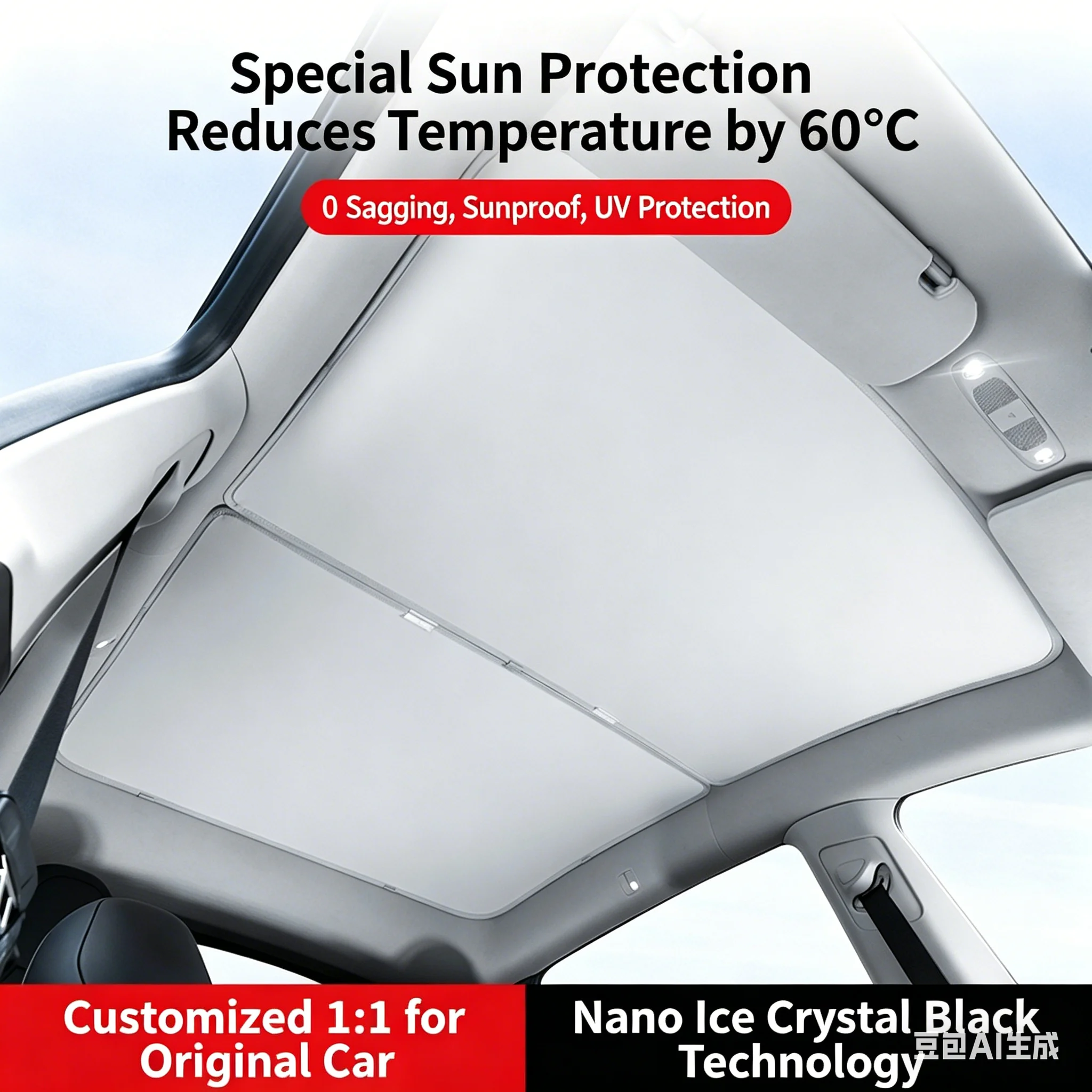 For Tesla Model YL 2026 Sun Shades Snap-on Sunshade Sun Protection and Heat Insulation Car Sunroof Glass
For Tesla Model YL 2026 Sun Shades Snap-on Sunshade Sun Protection and Heat Insulation Car Sunroof Glass