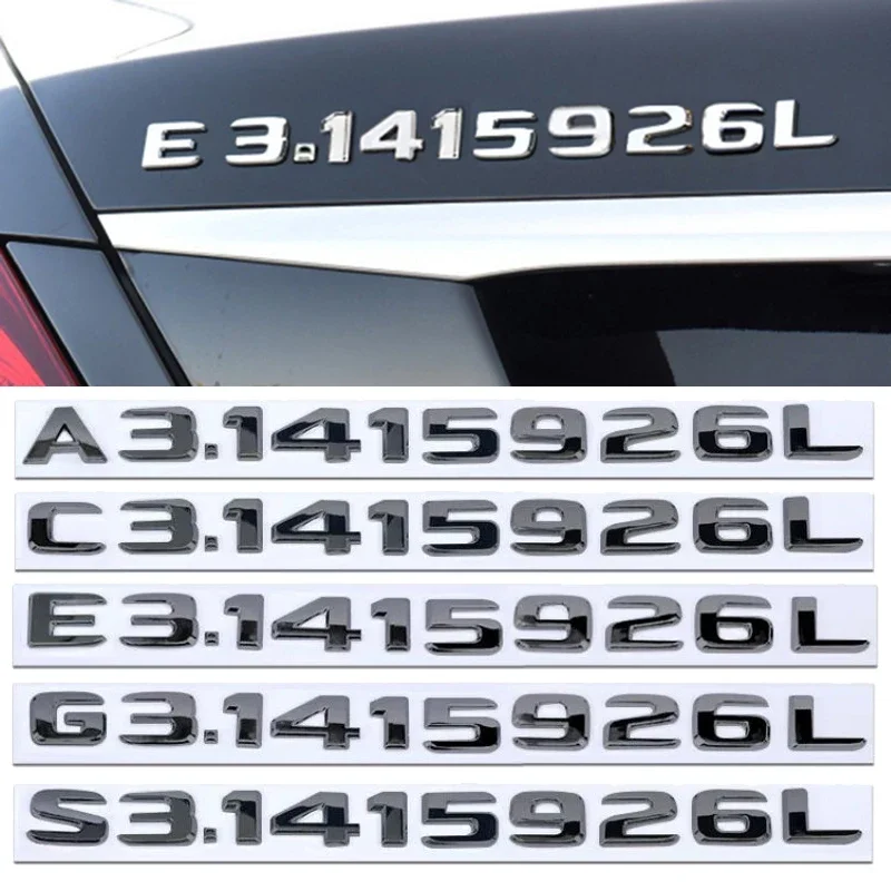 Creative Car Sticker Emblem Rear Trunk Badge Decal for Mercedes Benz W168 W176 W213 W210 W203 W205 W204 SLK GLK CLA C63 E350
Creative Car Sticker Emblem Rear Trunk Badge Decal for Mercedes Benz W168 W176 W213 W210 W203 W205 W204 SLK GLK CLA C63 E350