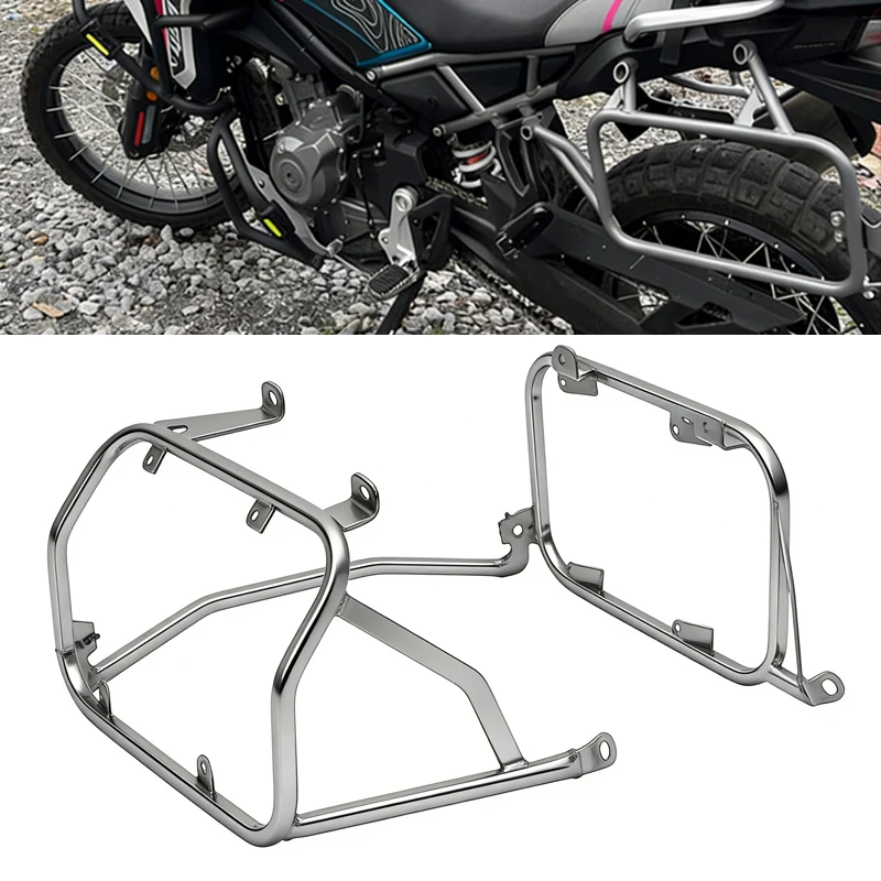 Для CFMOTO 450MT 2024 2025: Кронштейн для верхнего кофра и боковых кофров из нержавеющей стали, опора для багажных сумок MT450
Для CFMOTO 450MT 2024 2025: Кронштейн для верхнего кофра и боковых кофров из нержавеющей стали, опора для багажных сумок MT450