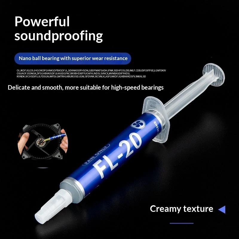 Universal Cooling Fan Shaft Bearing Grease Special Lubricating Oil 20ml Extreme Temperature Resistance
Universal Cooling Fan Shaft Bearing Grease Special Lubricating Oil 20ml Extreme Temperature Resistance