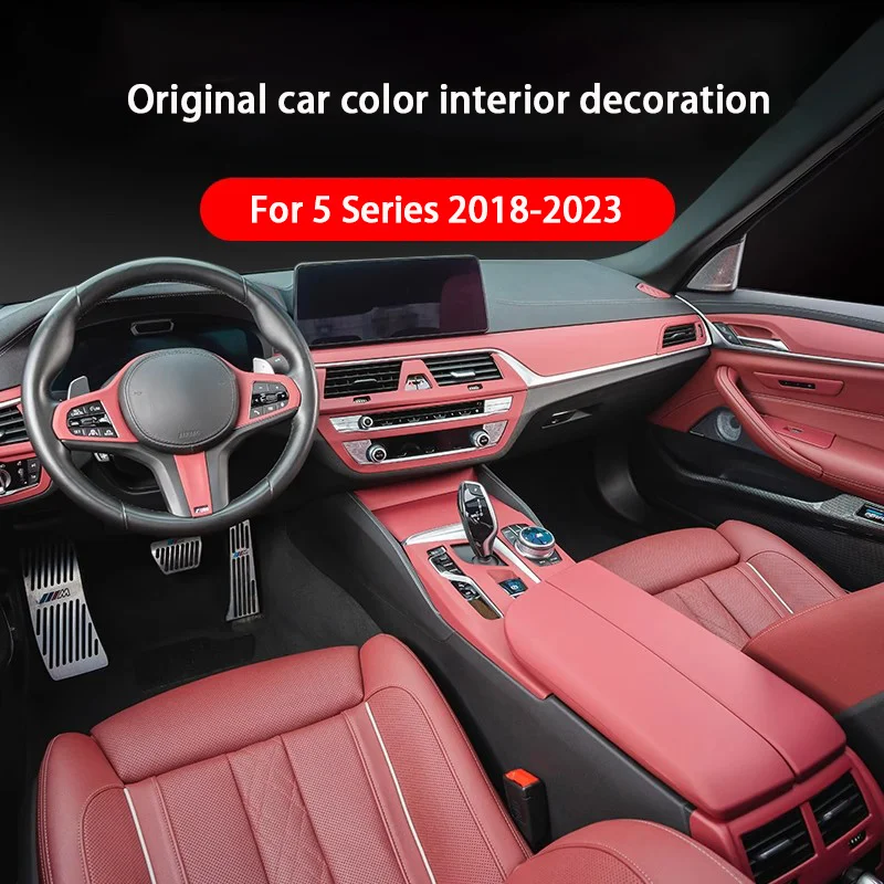 For BMW 5 Series G30 F90 2018 2019 2020-2023 ABS Car Dashboard Steering Wheel Panel Interior Central Control Decoration Frame
For BMW 5 Series G30 F90 2018 2019 2020-2023 ABS Car Dashboard Steering Wheel Panel Interior Central Control Decoration Frame