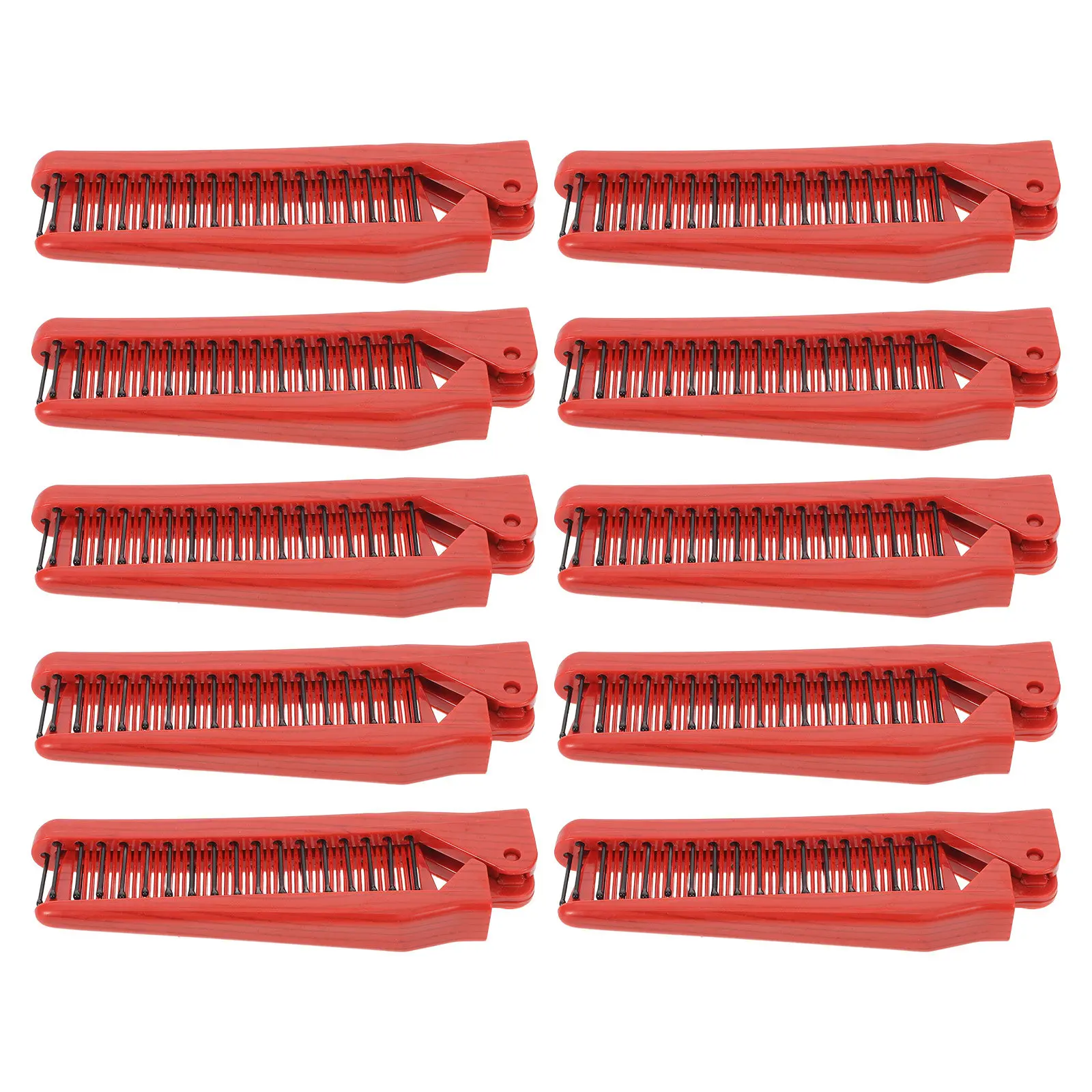 10Pcs Portable Folding Hair Comb Compact Pocket Styling Tool Plastic Foldable Travel Comb for All Hair Types Gentle Scalp
10Pcs Portable Folding Hair Comb Compact Pocket Styling Tool Plastic Foldable Travel Comb for All Hair Types Gentle Scalp