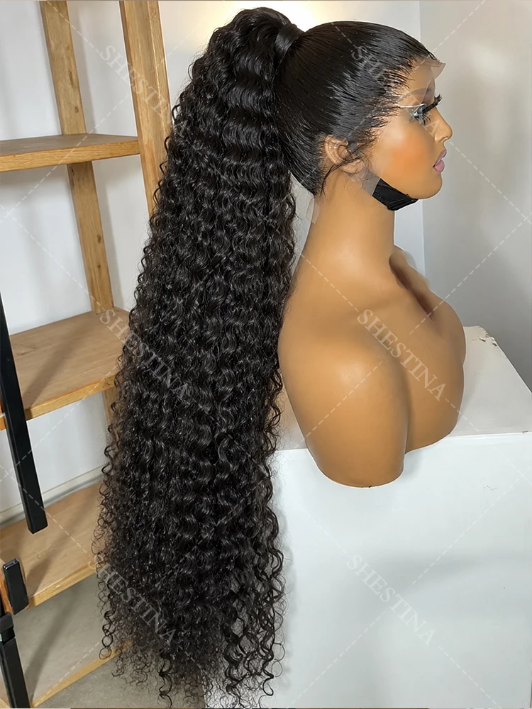 360 Invisible Hairline Full Lace Human Hair Wig Real Full Lace Natural Black Human Hair Wig Water Wave 13x5 HD Transparent Lace Frontal Wig 100% Brazilian Virgin Human Hair Hidden Strap Water Wave Lace Wig For Beginner Daily Office Outdoor Activity
360 Invisible Hairline Full Lace Human Hair Wig Real Full Lace Natural Black Human Hair Wig Water Wave 13x5 HD Transparent Lace Frontal Wig 100% Brazilian Virgin Human Hair Hidden Strap Water Wave Lace Wig For Beginner Daily Office Outdoor Activity
