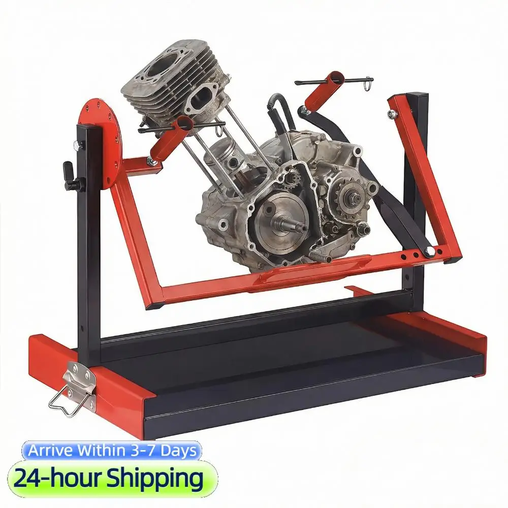 Rotating Dirt Bike Engine Stand Easy Assembly Motorcycle Motor Stand for Vertical-Type Single Cylinder 2 Or 4-Stroke
Rotating Dirt Bike Engine Stand Easy Assembly Motorcycle Motor Stand for Vertical-Type Single Cylinder 2 Or 4-Stroke