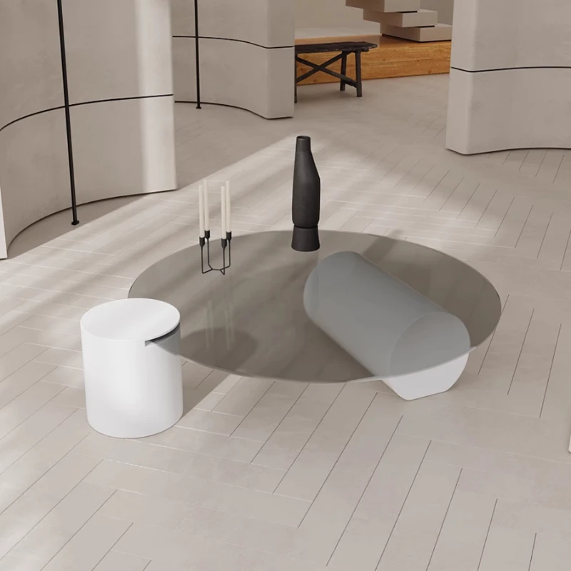 Light Luxury Standing Coffee Table Decoration Unique Italian Transparent Coffee Table Round Clear Kaffee Tische Salon Furniture
Light Luxury Standing Coffee Table Decoration Unique Italian Transparent Coffee Table Round Clear Kaffee Tische Salon Furniture