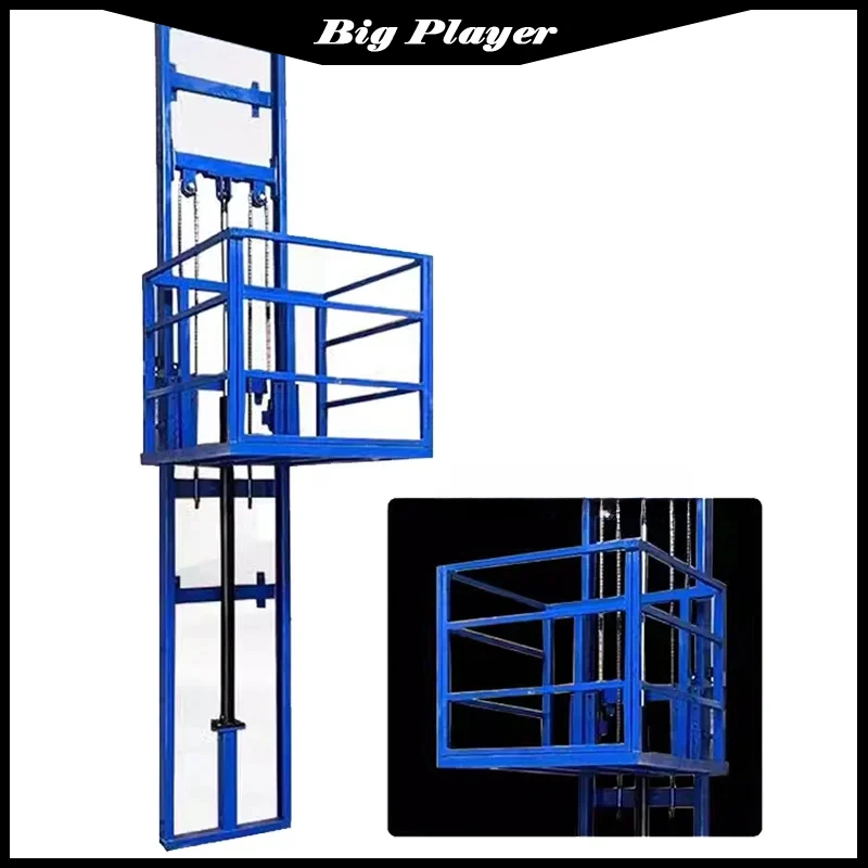 Electric Simple Hydraulic Freight Elevator Factory Warehouse Outdoor Small Freight Elevator Guide Rail Freight Elevator 2-10M
Electric Simple Hydraulic Freight Elevator Factory Warehouse Outdoor Small Freight Elevator Guide Rail Freight Elevator 2-10M