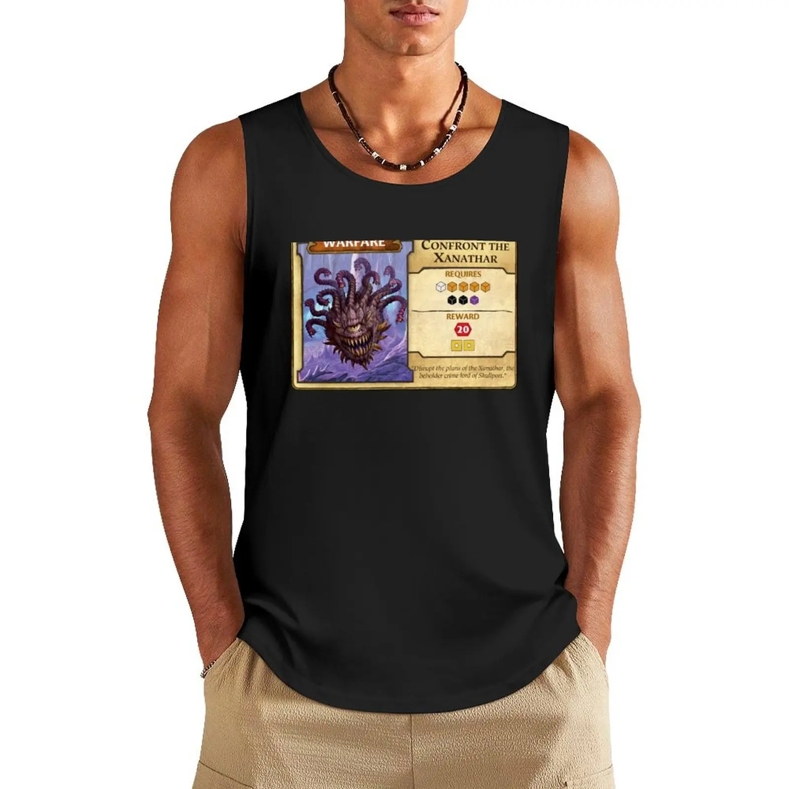 Confront the Xanathar Tank Top Men's sleeveless gym shirts gym shirt men Male clothes men clothings
Confront the Xanathar Tank Top Men's sleeveless gym shirts gym shirt men Male clothes men clothings