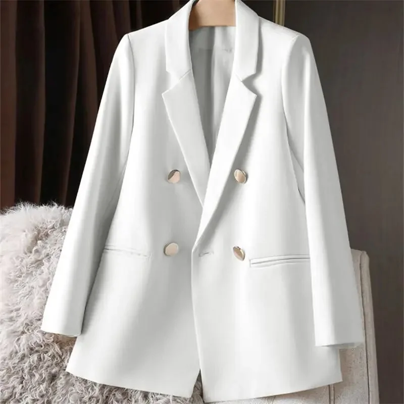 2023 New Women Blazer Korean Solid Fashion Long Sleeve Double-Breasted Streetwear Casual Office Ladies Blazer Coat Female Tops
2023 New Women Blazer Korean Solid Fashion Long Sleeve Double-Breasted Streetwear Casual Office Ladies Blazer Coat Female Tops