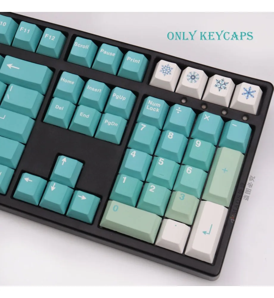 White and green gradual change keycap PBT hot sublimation original height large full set of mechanical keyboard 64/87
White and green gradual change keycap PBT hot sublimation original height large full set of mechanical keyboard 64/87