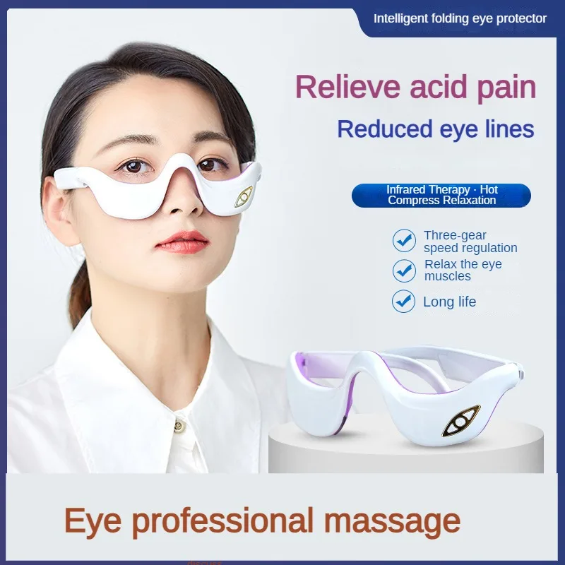 Eye Massage Instrument Home Eyeglasses Folding Storage Hot USB Charging Compress Fatigue Relief Eyeshade Eyesight Mask
Eye Massage Instrument Home Eyeglasses Folding Storage Hot USB Charging Compress Fatigue Relief Eyeshade Eyesight Mask