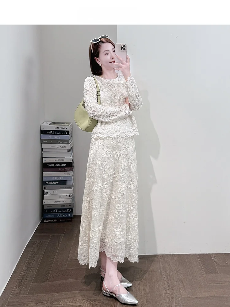 Handmade Lace Loose Feel Half Skirt Not Picky about Body Type Paper Thin Person Slimming Effect Breathable Spring Fashion Lad...
Handmade Lace Loose Feel Half Skirt Not Picky about Body Type Paper Thin Person Slimming Effect Breathable Spring Fashion Lad...