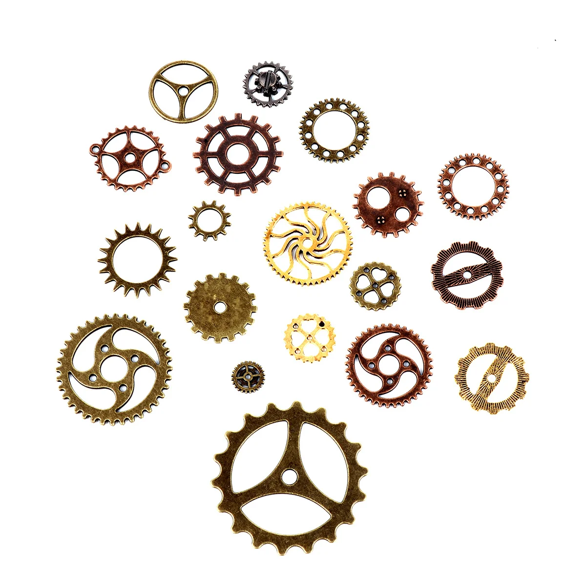 100Pcs Vintage Retro Gear Accessories Mixed Color Durable Metal Alloy Watch Wheels for Jewelry Making Crafts Scrapbooking
100Pcs Vintage Retro Gear Accessories Mixed Color Durable Metal Alloy Watch Wheels for Jewelry Making Crafts Scrapbooking