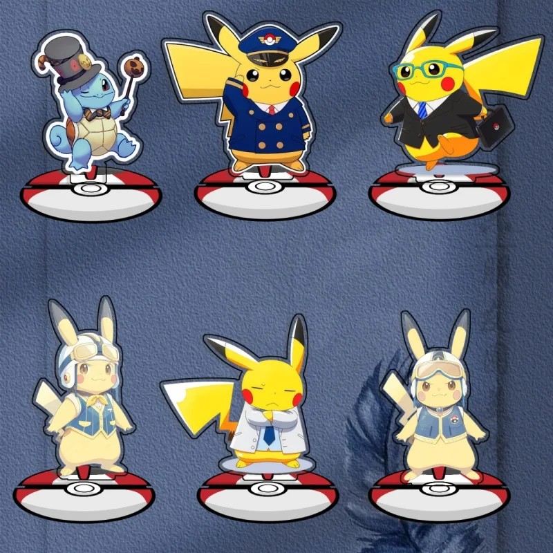 Recycled Acrylic Standees for Pokemon Squirtle Pikachu Desk Decoration Decorative Creativity Cute Gift 15cm
Recycled Acrylic Standees for Pokemon Squirtle Pikachu Desk Decoration Decorative Creativity Cute Gift 15cm