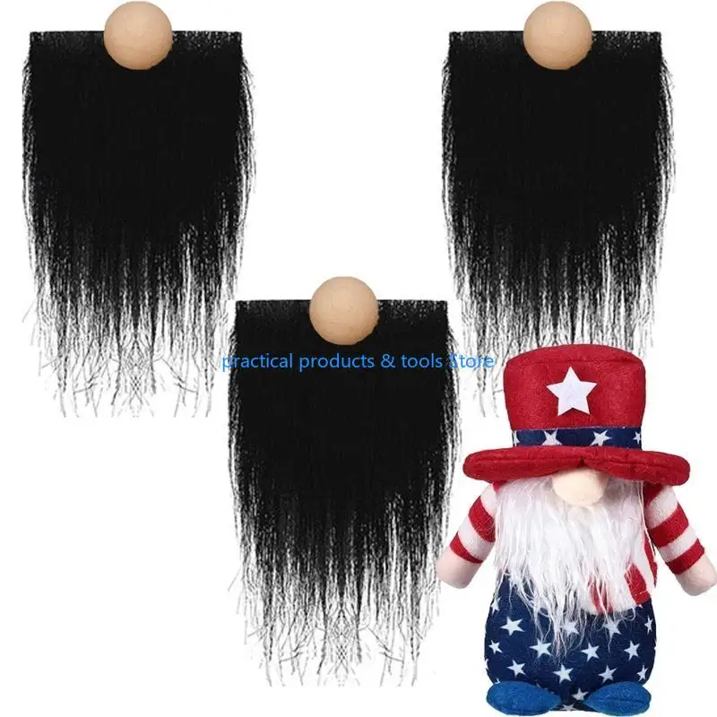 77JB Gnome Beads and Fake Beards 6pcs/set Faux Fur Dwarf Beard Bead for Christmas Plush Gnome for Doll Handmade DIY
77JB Gnome Beads and Fake Beards 6pcs/set Faux Fur Dwarf Beard Bead for Christmas Plush Gnome for Doll Handmade DIY