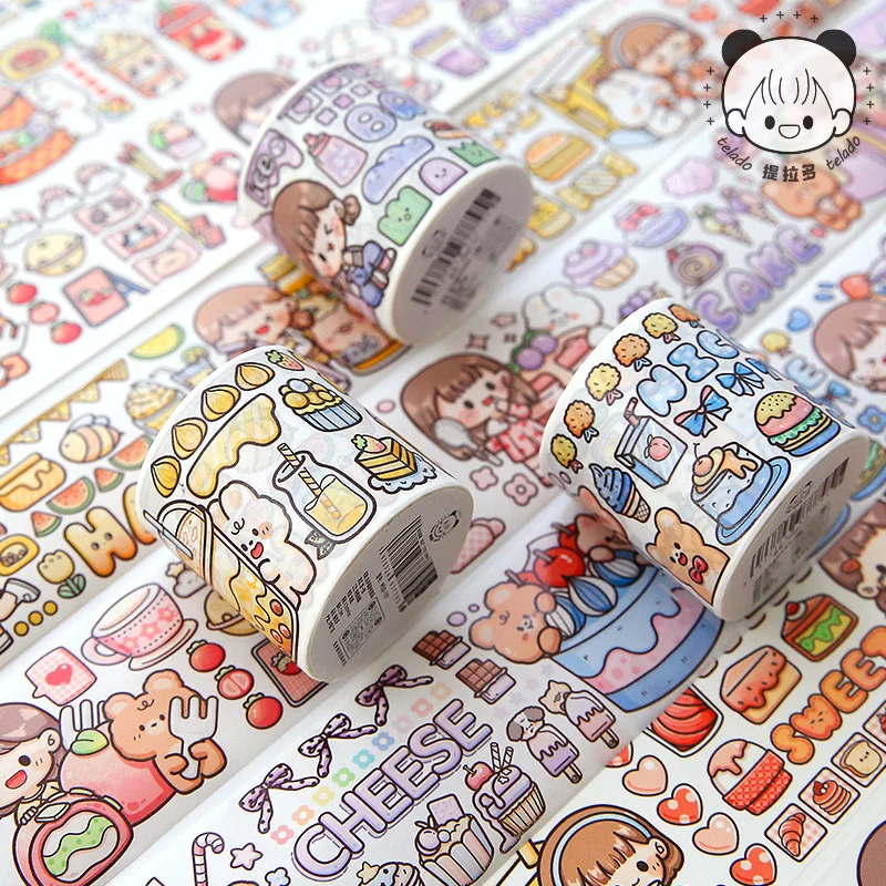Colorful Dessert Girl Food Decorative Adhesive Tape Cute Rabbit Masking Washi Tape Diy Scrapbooking Sticker Label Stationery
Colorful Dessert Girl Food Decorative Adhesive Tape Cute Rabbit Masking Washi Tape Diy Scrapbooking Sticker Label Stationery