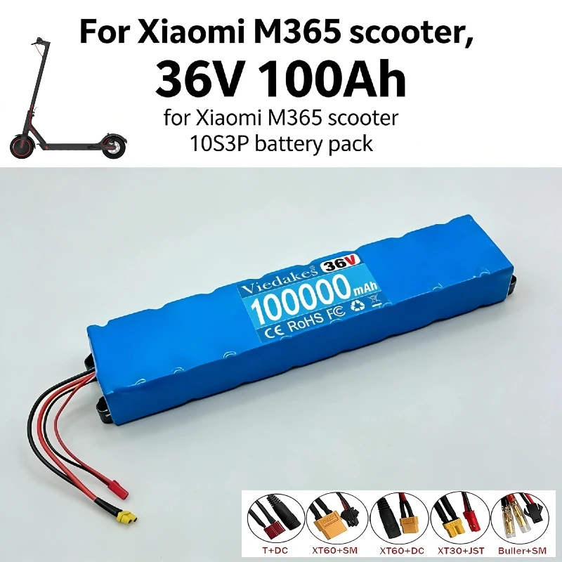 2026 new 10S3P 36V 100000mAh 36v Electric Scooter Battery Pack 21700 Lithium M365 Electric Scooter 36v Scooter Battery️⛽️
2026 new 10S3P 36V 100000mAh 36v Electric Scooter Battery Pack 21700 Lithium M365 Electric Scooter 36v Scooter Battery️⛽️