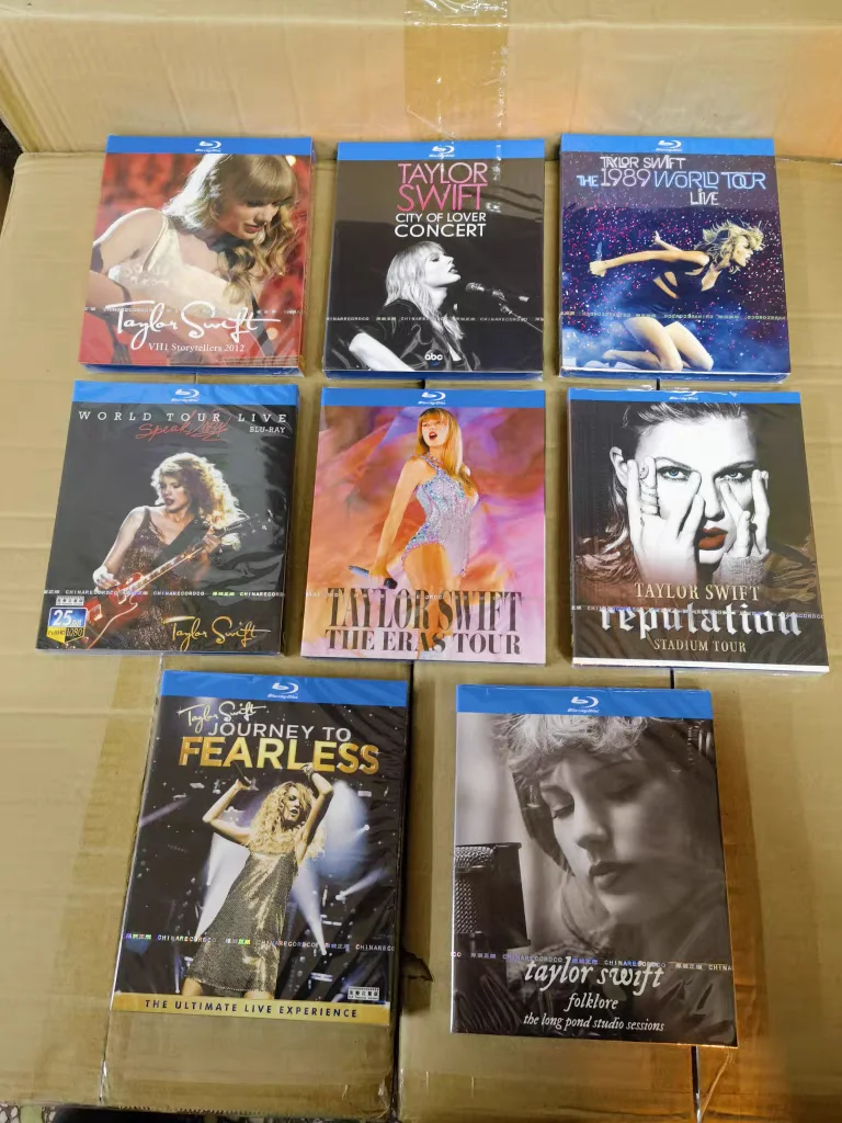 BD Blu-ray Disc Set for Taylor Swift Complete Collection 1080p 8-Disc Boxed Set
BD Blu-ray Disc Set for Taylor Swift Complete Collection 1080p 8-Disc Boxed Set