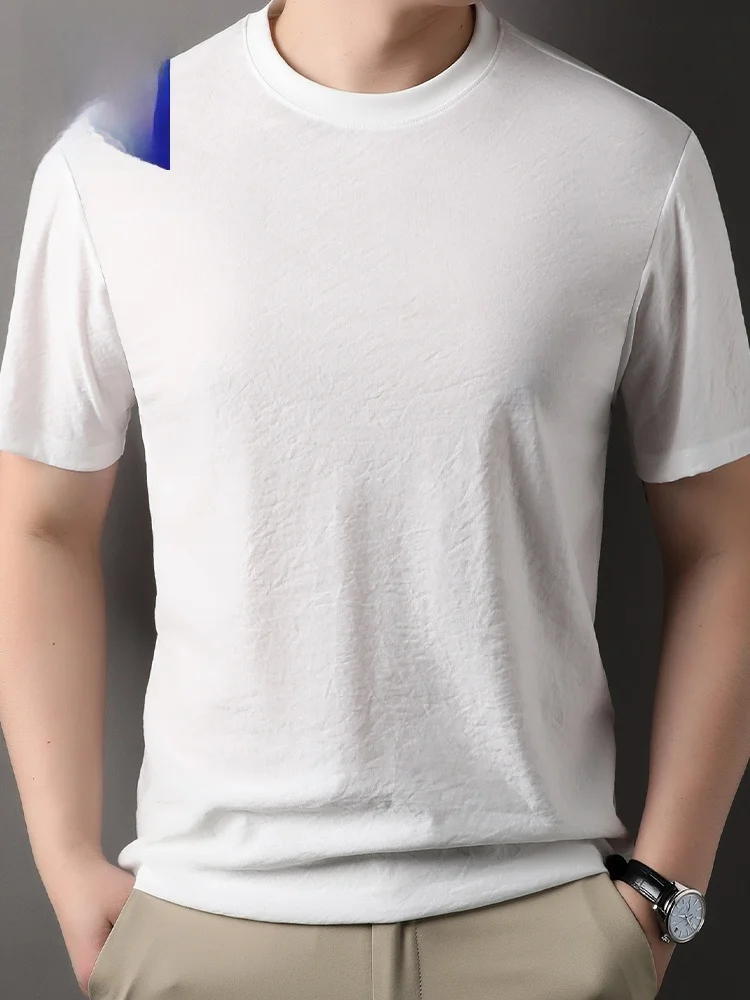 Rn Summer Cotton Men's ort Sve T-irt Slim Fit Casual round Ne Thin Versatile Base Layer irt Faion Urban Sle
Rn Summer Cotton Men's ort Sve T-irt Slim Fit Casual round Ne Thin Versatile Base Layer irt Faion Urban Sle
