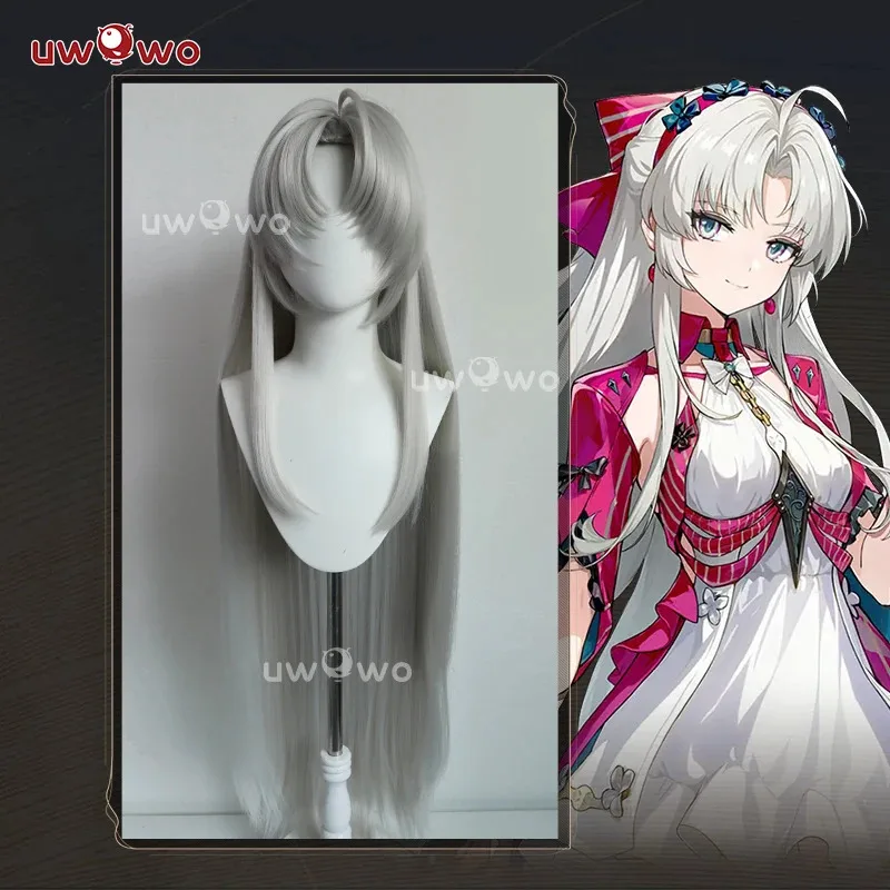 qq28LQUWOWO Game Wuthering Waves WuWa Carlotta Montelli Cosplay Wig With Tonytail Long Gray Hair
qq28LQUWOWO Game Wuthering Waves WuWa Carlotta Montelli Cosplay Wig With Tonytail Long Gray Hair