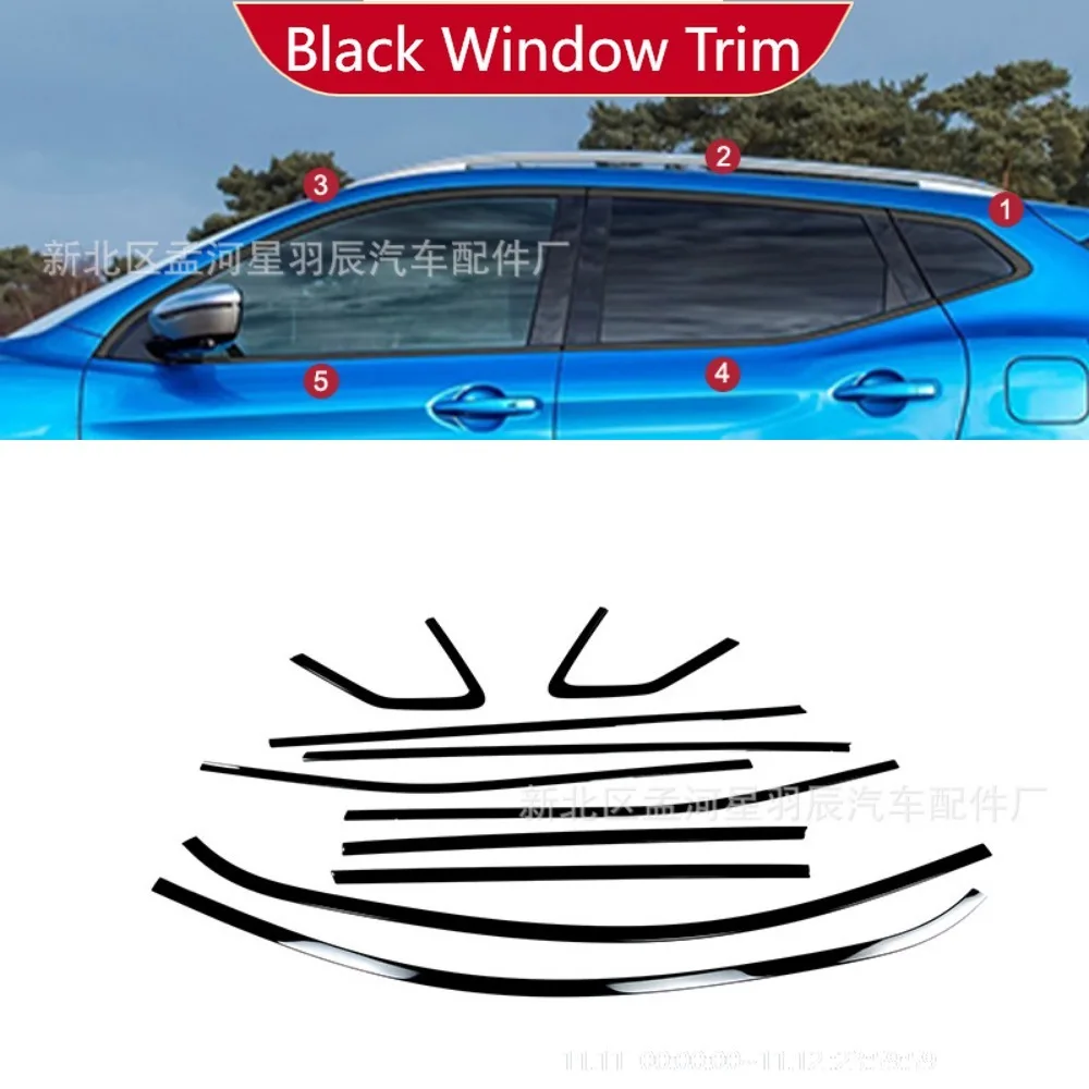 For Nissan Qashqai 2014-2022 Year Windows Trim Chrome Black Warrior Style Molding Body Kit Accessories
For Nissan Qashqai 2014-2022 Year Windows Trim Chrome Black Warrior Style Molding Body Kit Accessories