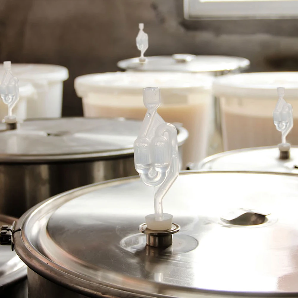 2pcs One Way Valve Fermentation Water Seal Stopper For Wine Beer Brewing Bottle Sealer Home Brew Accessory Stoppers For
2pcs One Way Valve Fermentation Water Seal Stopper For Wine Beer Brewing Bottle Sealer Home Brew Accessory Stoppers For