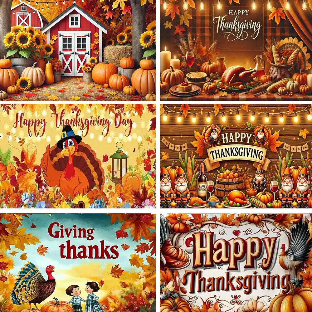 Autumn Forest Thanksgiving Theme Backgrounds for Photographs Pumpkin Maple Turkey Farmhouse Barn Harvest Party Decoration Banner
Autumn Forest Thanksgiving Theme Backgrounds for Photographs Pumpkin Maple Turkey Farmhouse Barn Harvest Party Decoration Banner