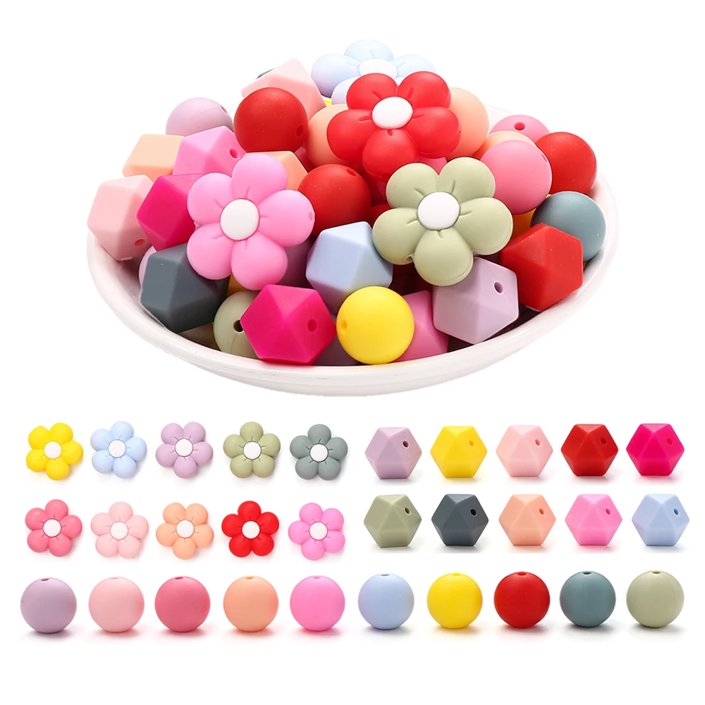70 шт./компл., набор силиконовых бусин, красочный цветок, восьмиугольная круглая бусина для цепочки для соски, ожерелье, аксессуары, не содержит BPA
70 шт./компл., набор силиконовых бусин, красочный цветок, восьмиугольная круглая бусина для цепочки для соски, ожерелье, аксессуары, не содержит BPA