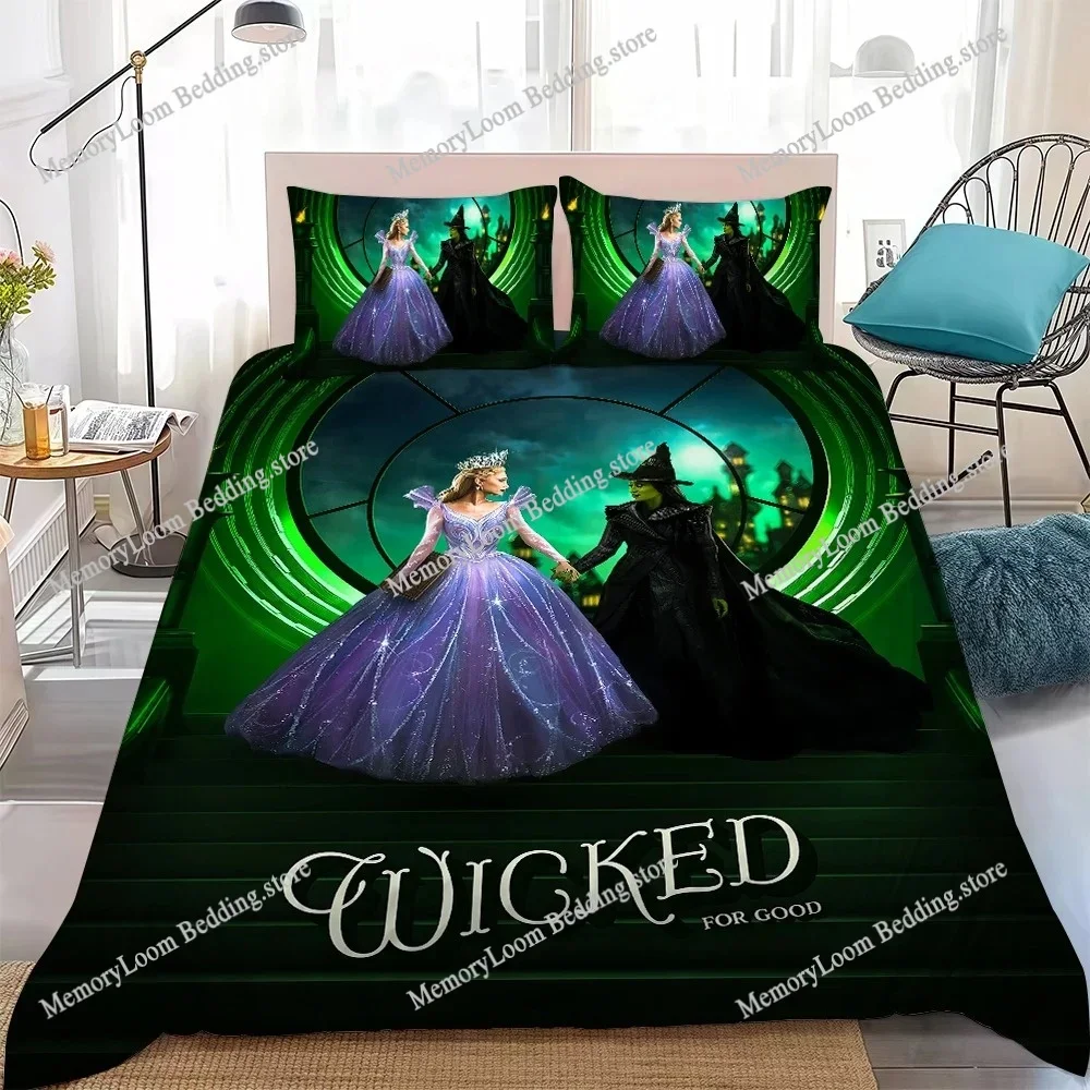 Film Fantasy W-Wicked For Good Duvet Cover Set Bedding Soft Laundry Cotton Bed Four Seasons Student Dormitory Home Textile741
Film Fantasy W-Wicked For Good Duvet Cover Set Bedding Soft Laundry Cotton Bed Four Seasons Student Dormitory Home Textile741
