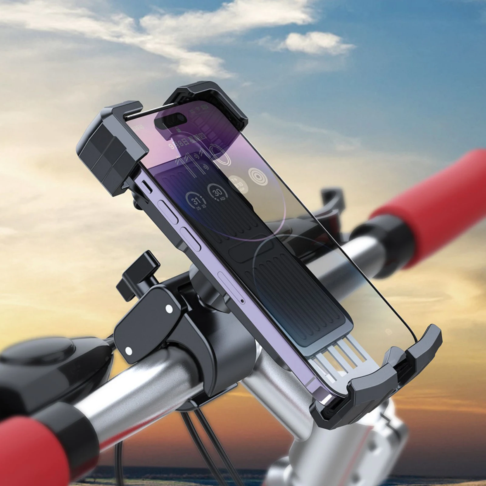 Mobile Phone Holder For Bicycle MTB Bike Handlebar Stand 360° Rotation Adjustable GPS Cell Phone Bracket Support Mount Accessory
Mobile Phone Holder For Bicycle MTB Bike Handlebar Stand 360° Rotation Adjustable GPS Cell Phone Bracket Support Mount Accessory