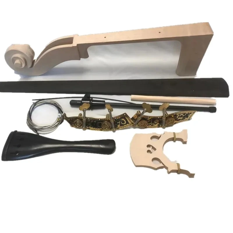 3/4 Upright Bass Part:neck with fingerboard,bridge,tailpiece,Germany style pegs
3/4 Upright Bass Part:neck with fingerboard,bridge,tailpiece,Germany style pegs