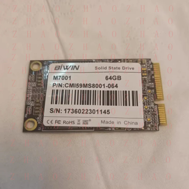 L+ For BIWIN Msata 32G 60G 64G 128G SSD Solid State Drive CMI59MS8001-064
L+ For BIWIN Msata 32G 60G 64G 128G SSD Solid State Drive CMI59MS8001-064