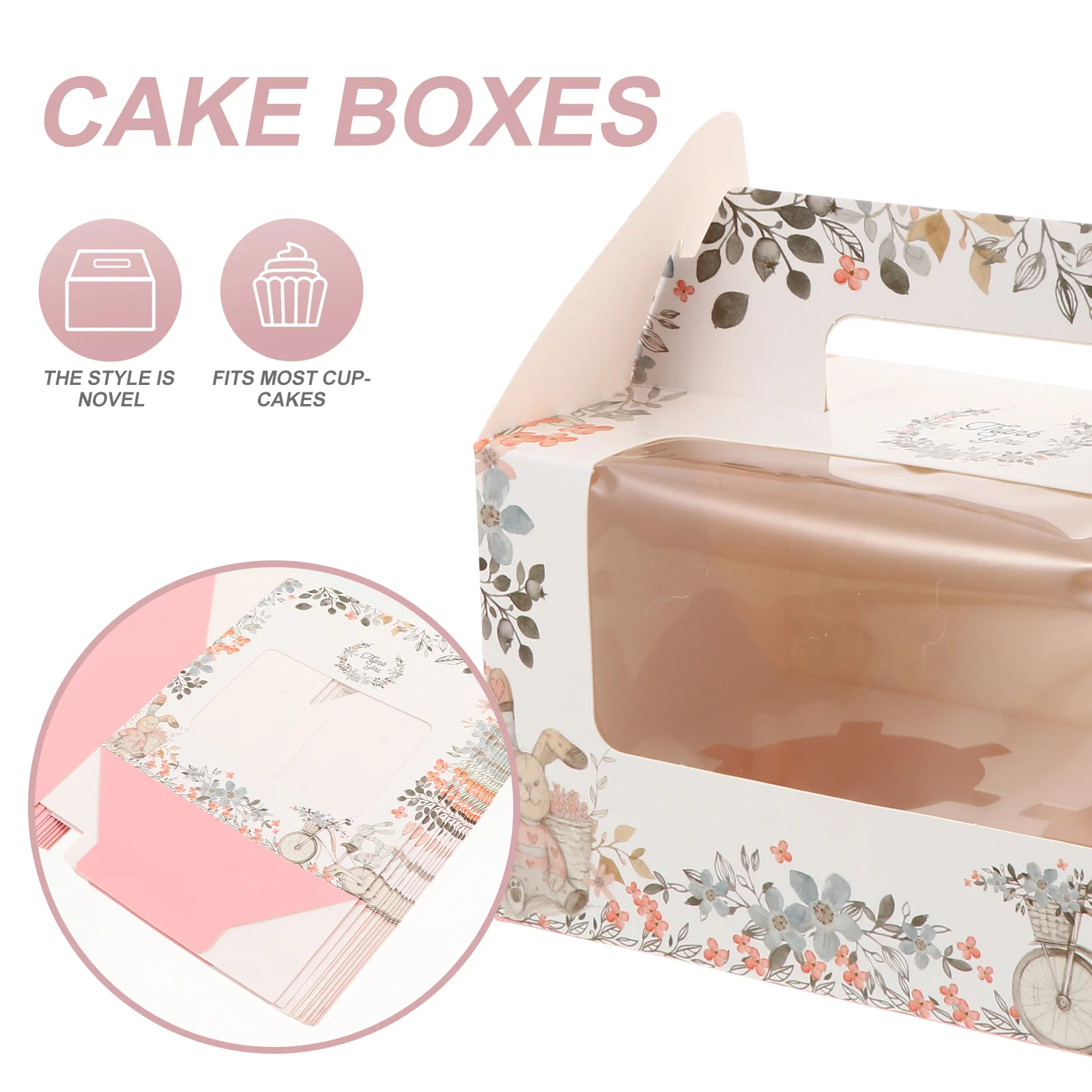 10 Pcs Muffin Box Cake Boxes High Quality Food Safe Inner Support Transparent Window Mini Cupcake Container Dessert Packaging
10 Pcs Muffin Box Cake Boxes High Quality Food Safe Inner Support Transparent Window Mini Cupcake Container Dessert Packaging