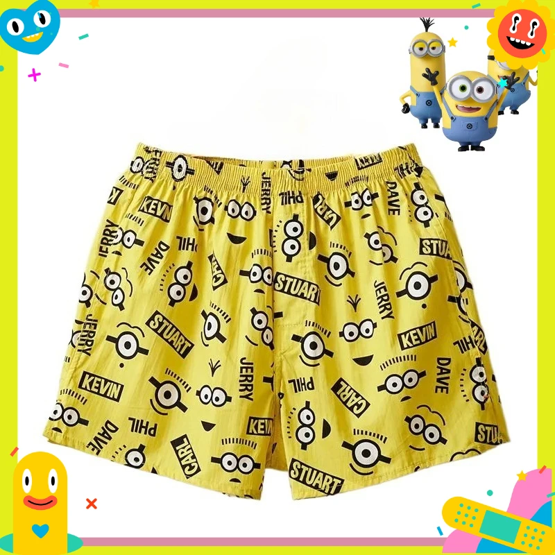 Minions animation cartoon cute loose plus-size shorts for men and women couple home sleepwear casual beach shorts wholesale
Minions animation cartoon cute loose plus-size shorts for men and women couple home sleepwear casual beach shorts wholesale