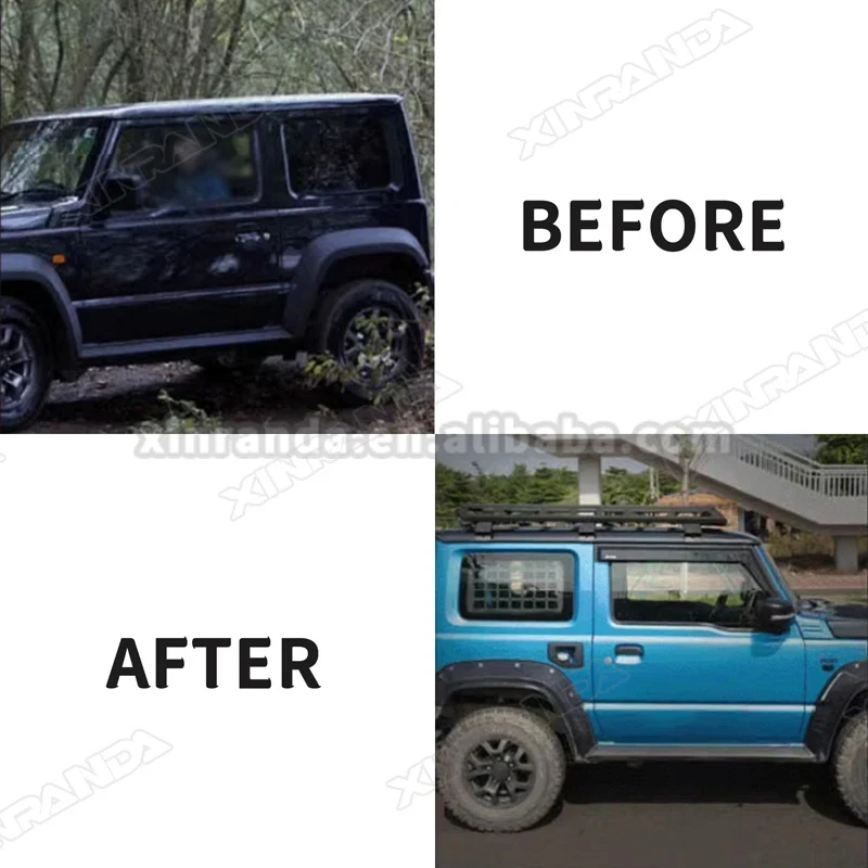 Aluminum 4x4 3-Door Roof Rack For Jimny JB64 JB74 2020-2024
Aluminum 4x4 3-Door Roof Rack For Jimny JB64 JB74 2020-2024