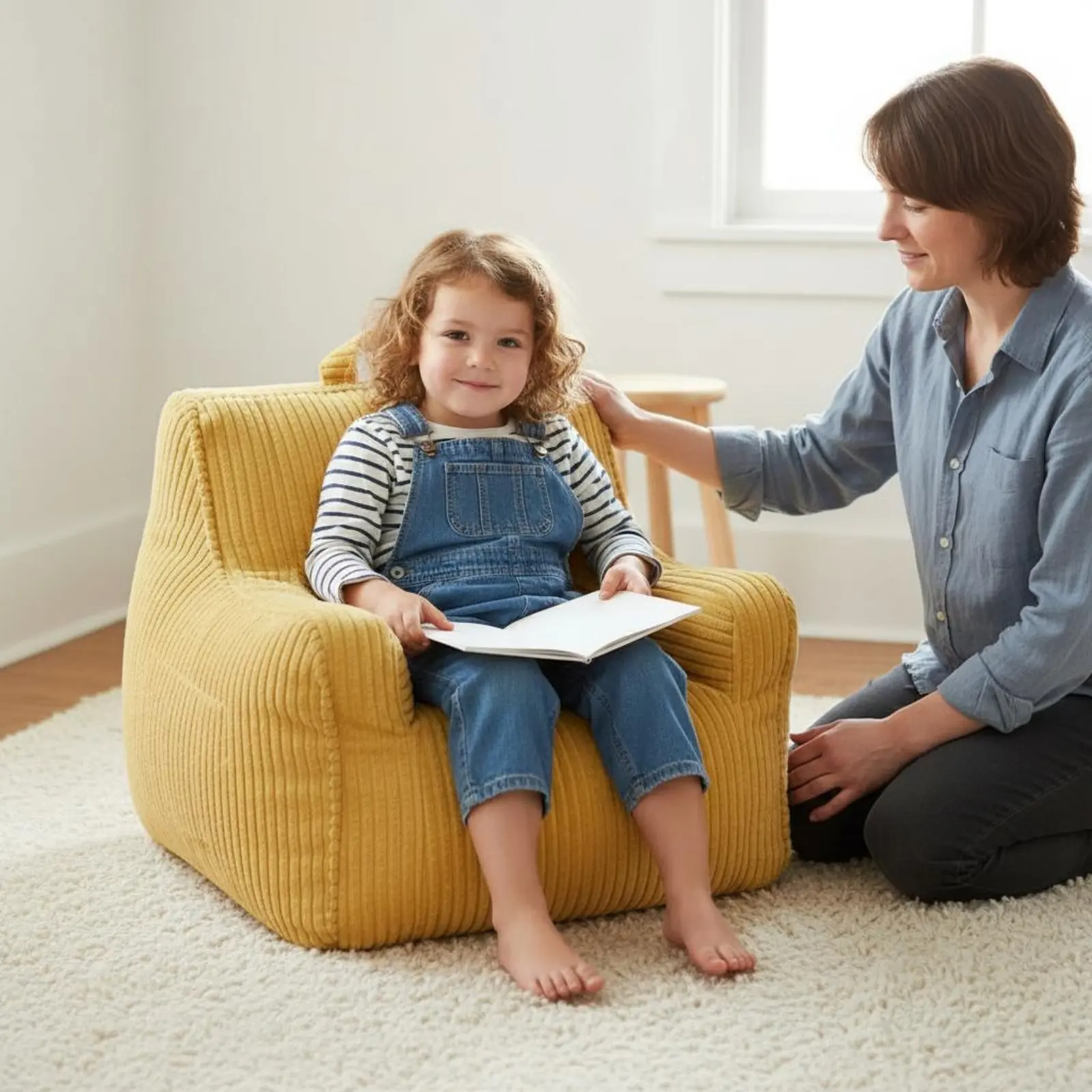 Kids Study Chair Removable and Cleanable Cover Corduroy Soft Seat Sofa Structured Floor Lounger Wear-Resistant Home Furniture
Kids Study Chair Removable and Cleanable Cover Corduroy Soft Seat Sofa Structured Floor Lounger Wear-Resistant Home Furniture