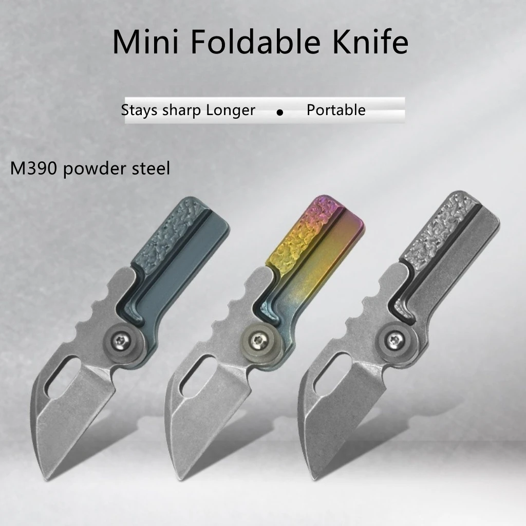 Складной карманный мини-нож EDC, титановая рукоятка, сталь M390, для активного отдыха, кемпинга, охоты, альпинизма и приключений
Складной карманный мини-нож EDC, титановая рукоятка, сталь M390, для активного отдыха, кемпинга, охоты, альпинизма и приключений