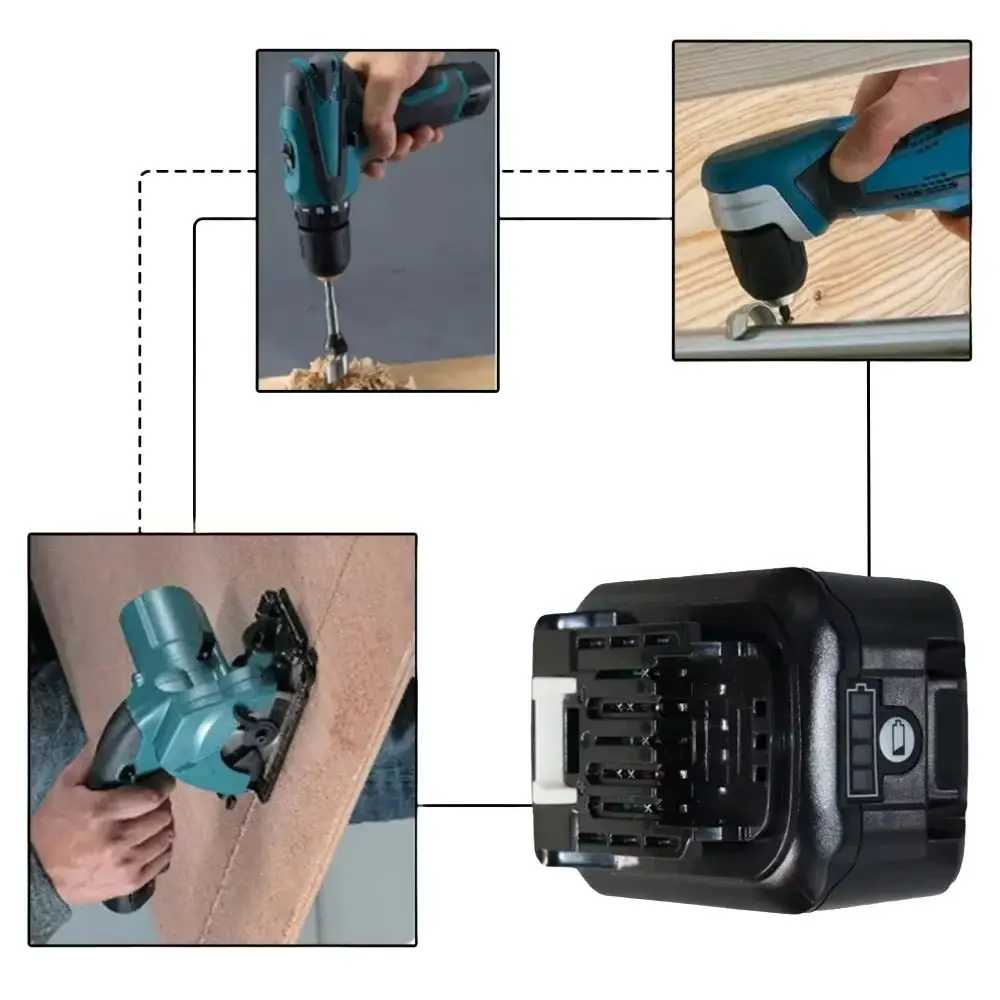 100% New 12V 4000/5000/6000mAh Rechargeable Lithium Ion Battery for Makita BL1040 BL1015 BL1020B BL1016 BL1021 BL1040B
100% New 12V 4000/5000/6000mAh Rechargeable Lithium Ion Battery for Makita BL1040 BL1015 BL1020B BL1016 BL1021 BL1040B