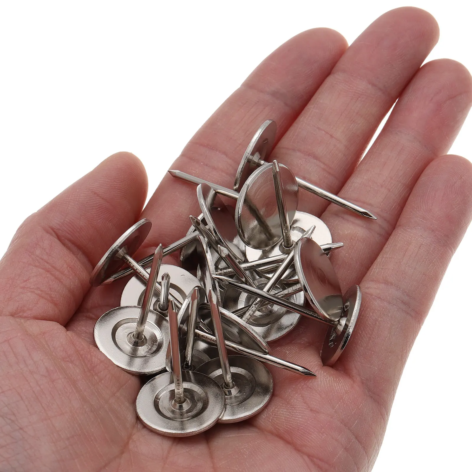 100Pcs Flat Head Upholstery Tacks Finish Longer Thicker Decorative Thumb Pushpins for Furniture Wallpaper Home Decor
100Pcs Flat Head Upholstery Tacks Finish Longer Thicker Decorative Thumb Pushpins for Furniture Wallpaper Home Decor