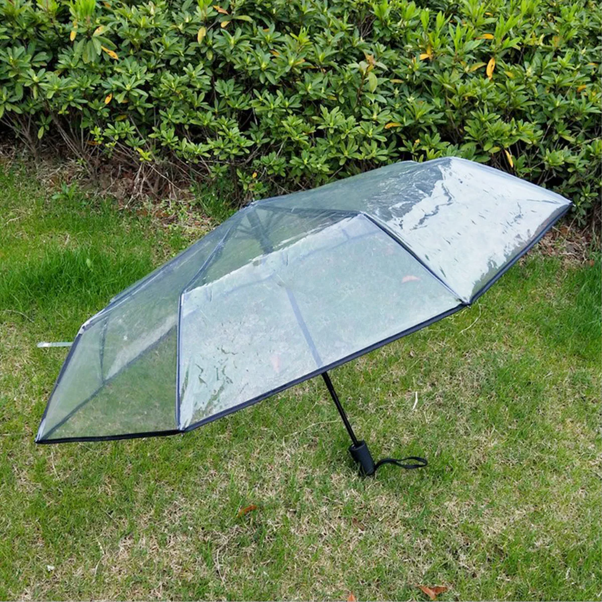 1pc Three Folding Umbrella Transparent Waterproof Compact Fully Automatic Travel Umbrella for Rainy Days Outdoor Use
1pc Three Folding Umbrella Transparent Waterproof Compact Fully Automatic Travel Umbrella for Rainy Days Outdoor Use