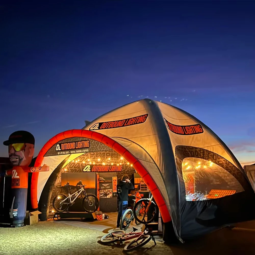 Waterproof Outdoor Light Emitting Diode Light Inflatable Airtight Dome TPU Striking Floating X Canopy Bike Race Camping Run Tent
Waterproof Outdoor Light Emitting Diode Light Inflatable Airtight Dome TPU Striking Floating X Canopy Bike Race Camping Run Tent