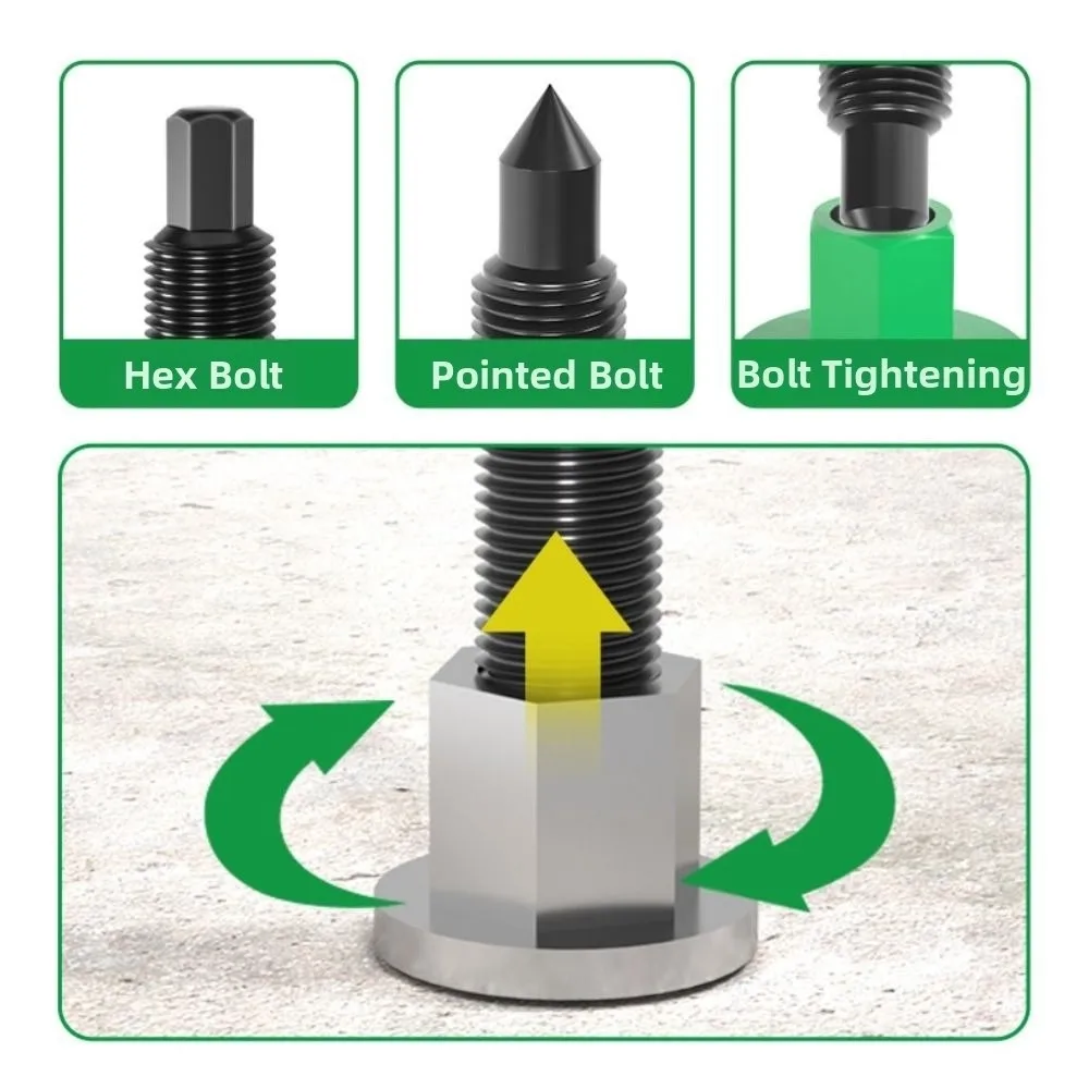 Metal Alloy Build Reverse Hammer Drilling Water Drill Alloy Steel Construction Portable Design Drill Bit Holder Extractor Sleeve