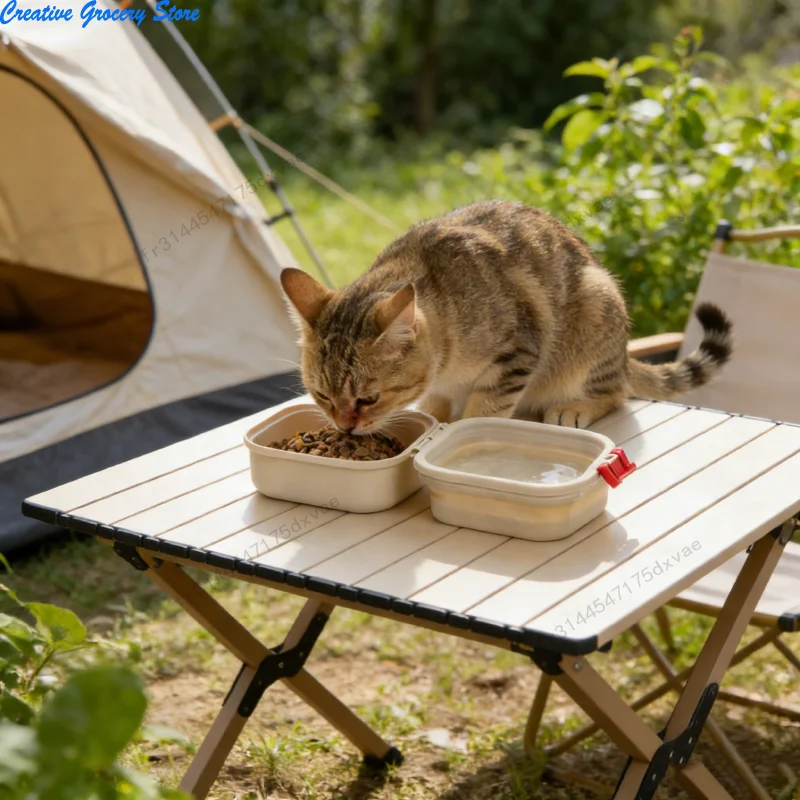 Outdoor Collapsible Double-layer Pet Bowl New Arrival Portable Dog Cat Feeding Water Bowl Travel Foldable Food Water Container
Outdoor Collapsible Double-layer Pet Bowl New Arrival Portable Dog Cat Feeding Water Bowl Travel Foldable Food Water Container
