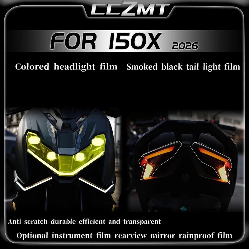 For ZONTES 150X 2026 headlight film instrument film tail light film high transparency rearview mirror protective film modified
For ZONTES 150X 2026 headlight film instrument film tail light film high transparency rearview mirror protective film modified