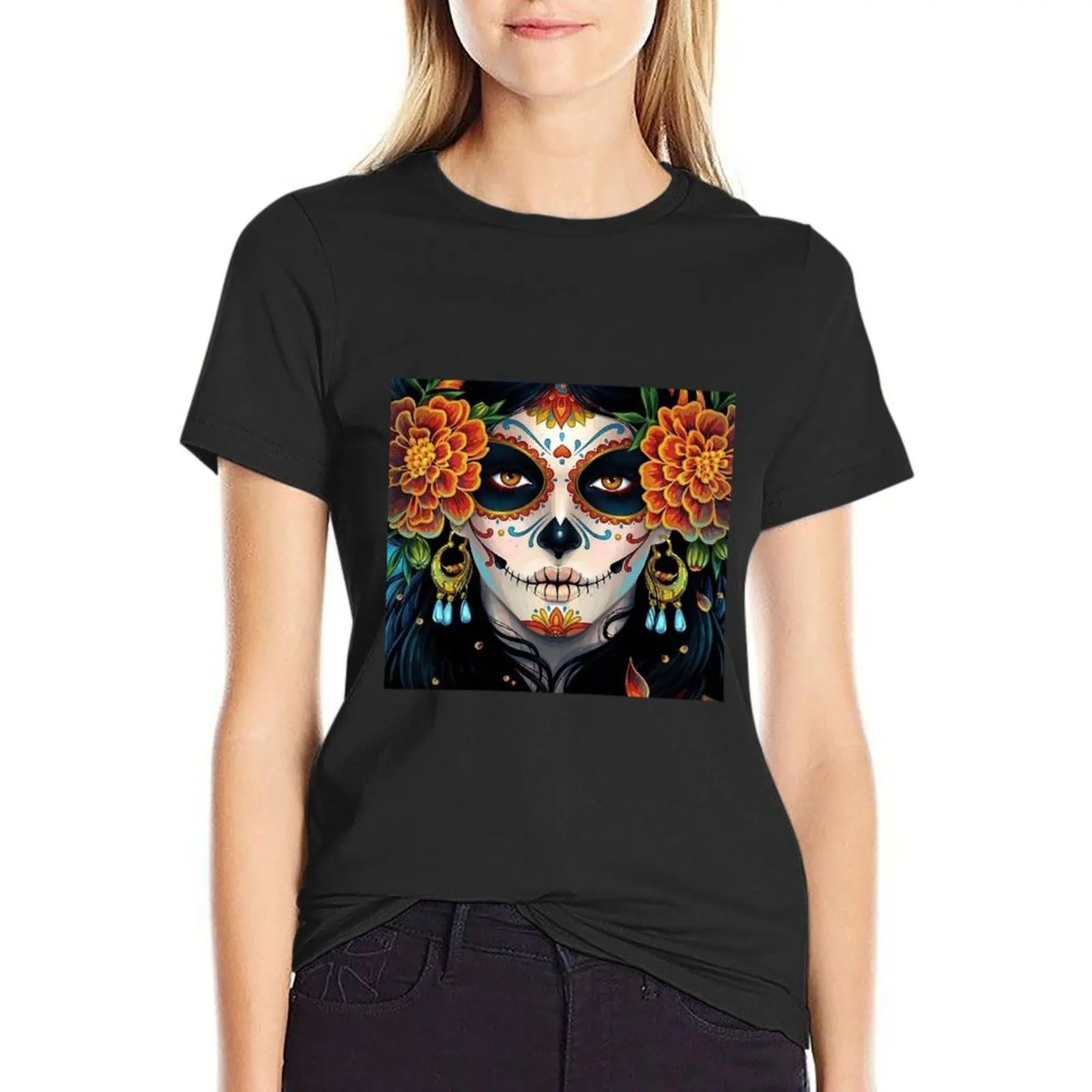 Muerte Spirit T-shirt animal print shirt for girls aesthetic clothes oversized t shirts for Women
Muerte Spirit T-shirt animal print shirt for girls aesthetic clothes oversized t shirts for Women