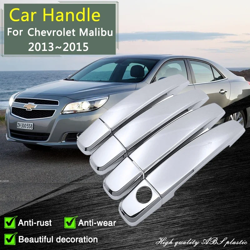 for Chevrolet Malibu MK8 2013~2015 Holden Malibu Chrome Door Handle Cover Rustproof Styling Creative Stickers Car Accessories
for Chevrolet Malibu MK8 2013~2015 Holden Malibu Chrome Door Handle Cover Rustproof Styling Creative Stickers Car Accessories